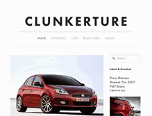 Tablet Screenshot of clunkerture.com